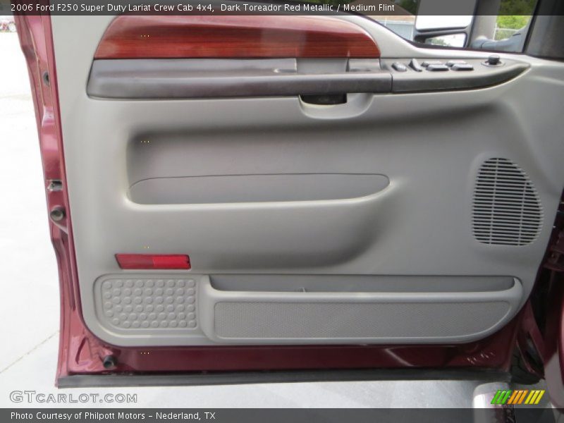 Dark Toreador Red Metallic / Medium Flint 2006 Ford F250 Super Duty Lariat Crew Cab 4x4
