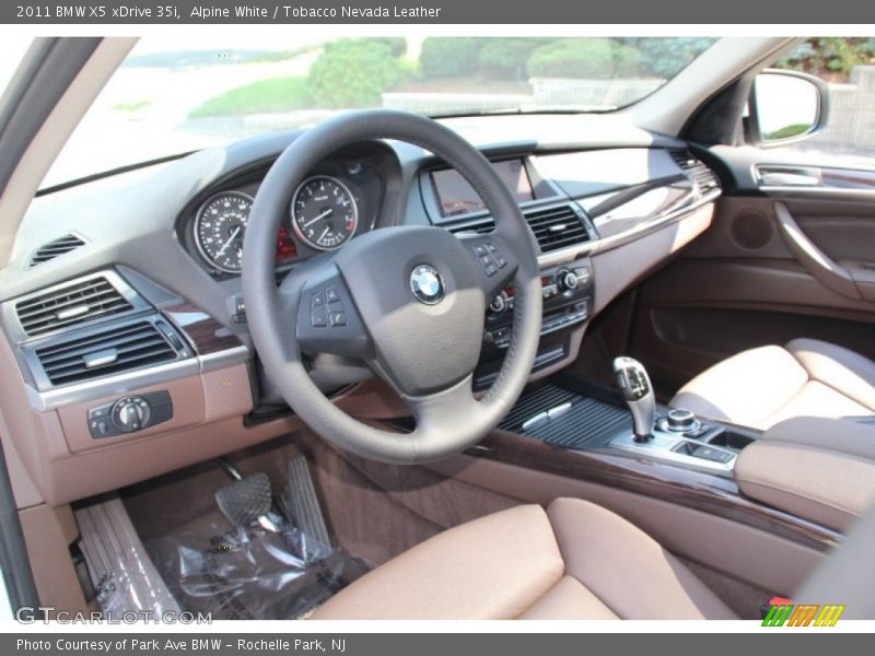 Alpine White / Tobacco Nevada Leather 2011 BMW X5 xDrive 35i