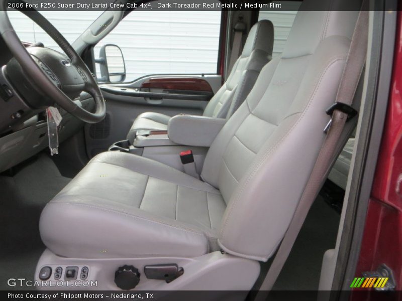Dark Toreador Red Metallic / Medium Flint 2006 Ford F250 Super Duty Lariat Crew Cab 4x4