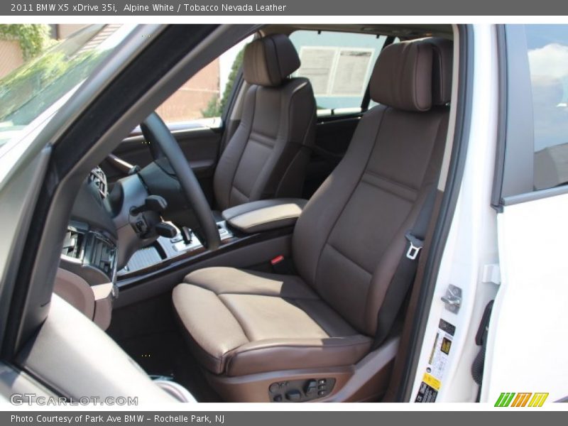 Alpine White / Tobacco Nevada Leather 2011 BMW X5 xDrive 35i