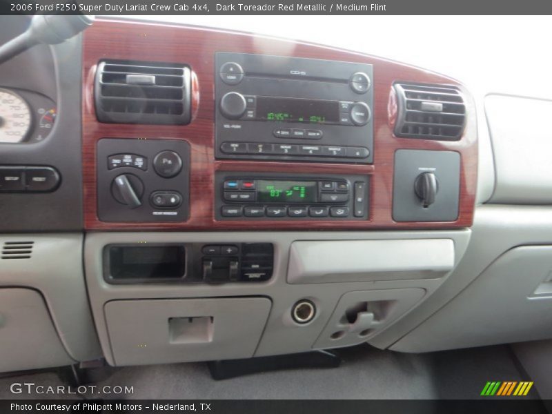 Dark Toreador Red Metallic / Medium Flint 2006 Ford F250 Super Duty Lariat Crew Cab 4x4