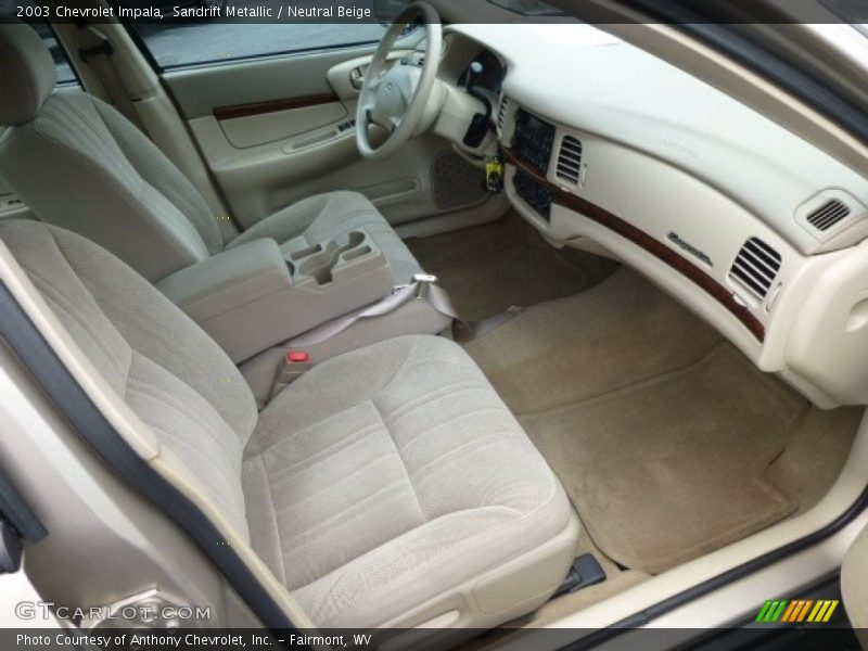 Sandrift Metallic / Neutral Beige 2003 Chevrolet Impala