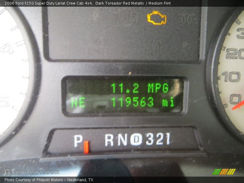 Dark Toreador Red Metallic / Medium Flint 2006 Ford F250 Super Duty Lariat Crew Cab 4x4