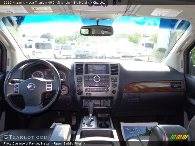 Silver Lightning Metallic / Charcoal 2010 Nissan Armada Titanium 4WD