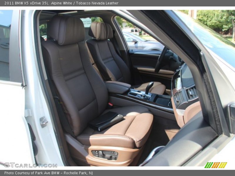 Alpine White / Tobacco Nevada Leather 2011 BMW X5 xDrive 35i