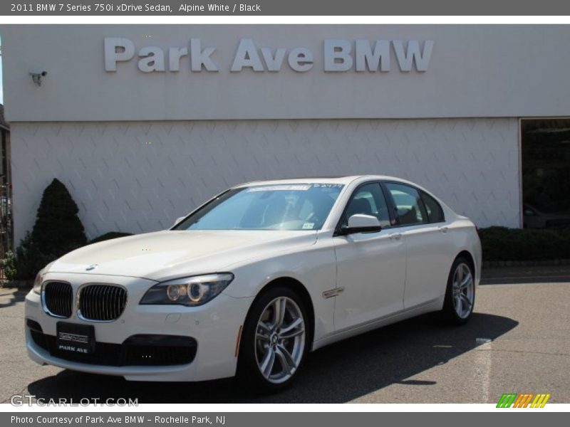 Alpine White / Black 2011 BMW 7 Series 750i xDrive Sedan