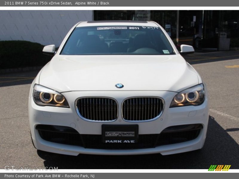 Alpine White / Black 2011 BMW 7 Series 750i xDrive Sedan