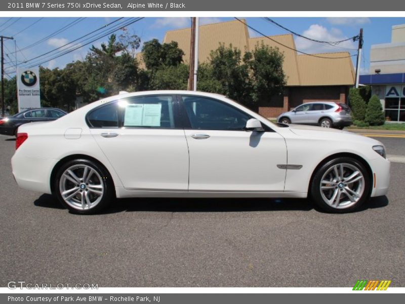 Alpine White / Black 2011 BMW 7 Series 750i xDrive Sedan