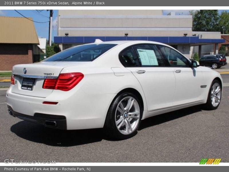 Alpine White / Black 2011 BMW 7 Series 750i xDrive Sedan