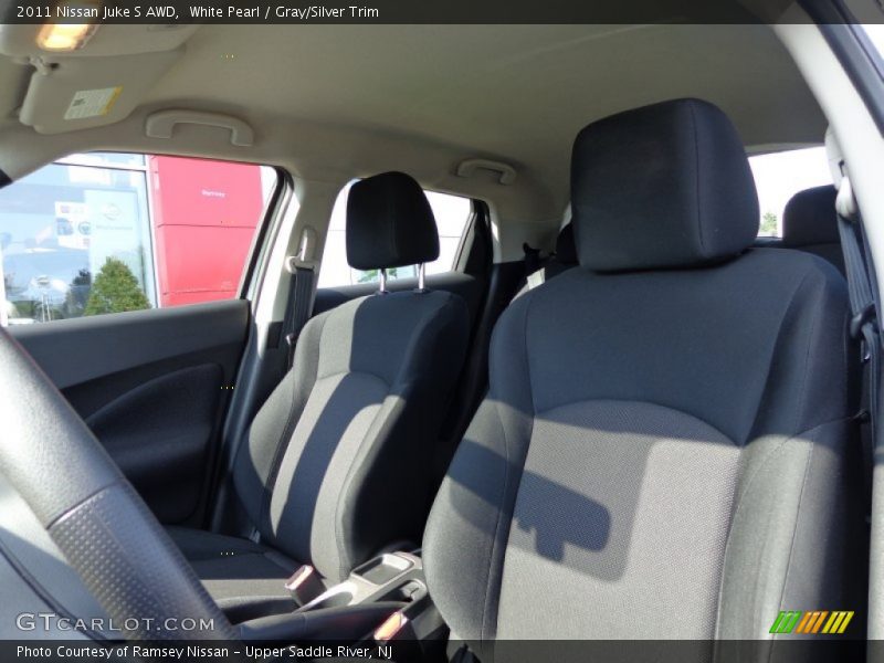 White Pearl / Gray/Silver Trim 2011 Nissan Juke S AWD