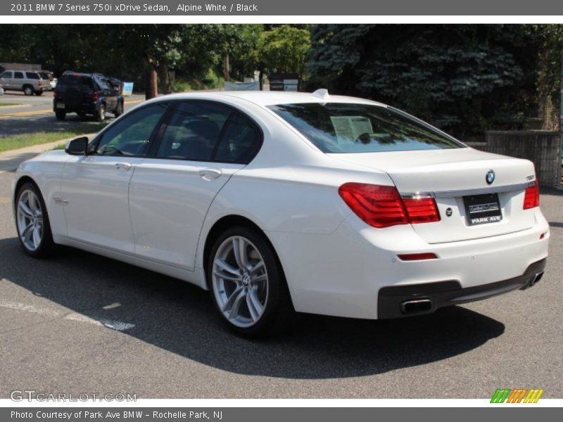 Alpine White / Black 2011 BMW 7 Series 750i xDrive Sedan