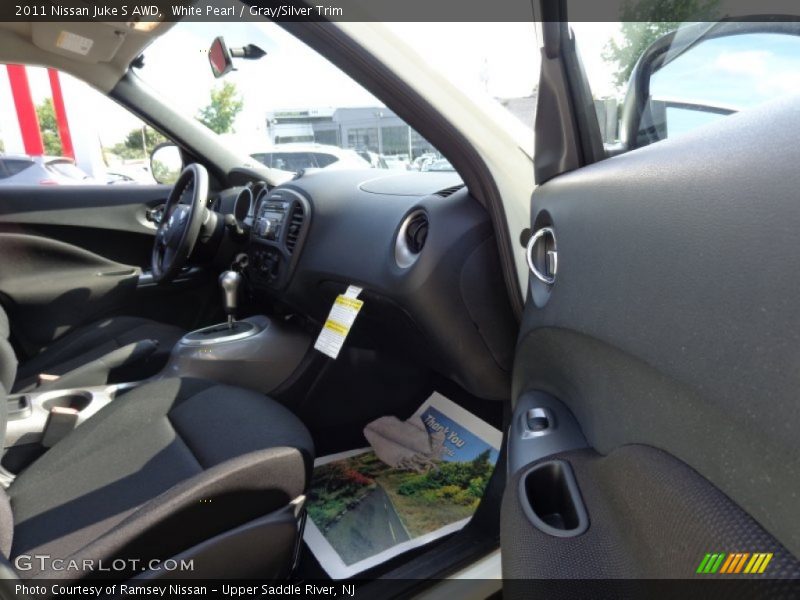 White Pearl / Gray/Silver Trim 2011 Nissan Juke S AWD