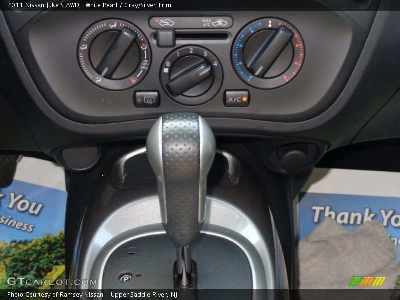 White Pearl / Gray/Silver Trim 2011 Nissan Juke S AWD