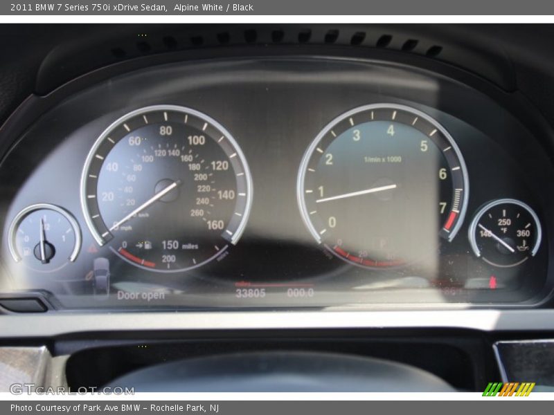 Alpine White / Black 2011 BMW 7 Series 750i xDrive Sedan