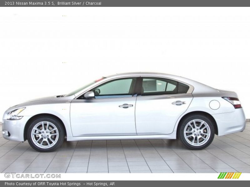 Brilliant Silver / Charcoal 2013 Nissan Maxima 3.5 S