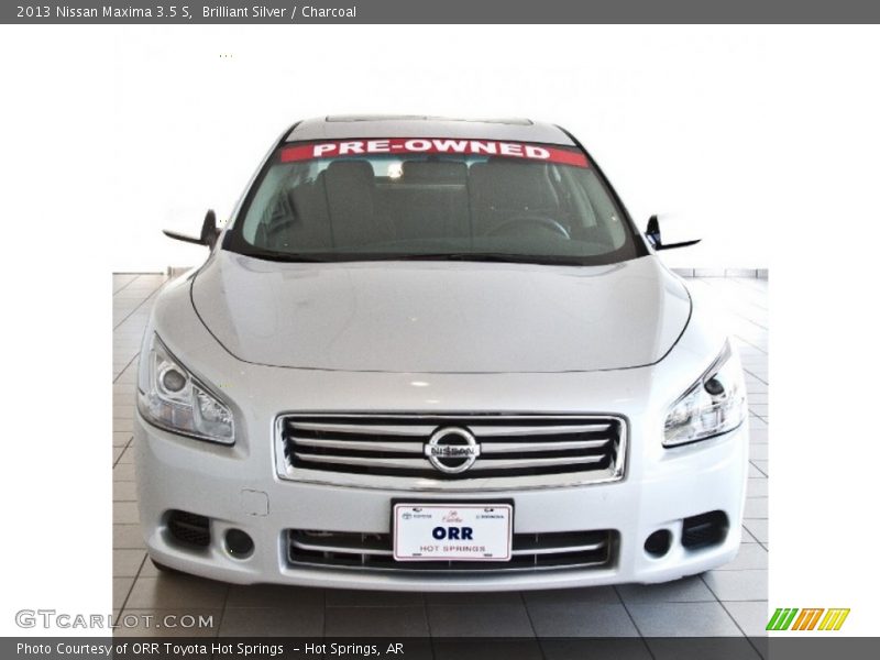 Brilliant Silver / Charcoal 2013 Nissan Maxima 3.5 S