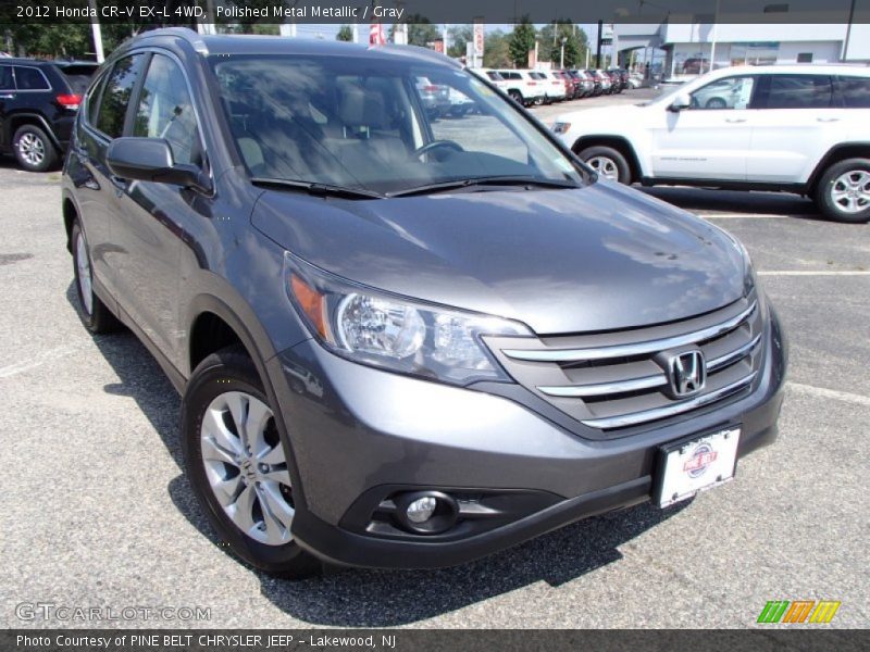 Polished Metal Metallic / Gray 2012 Honda CR-V EX-L 4WD