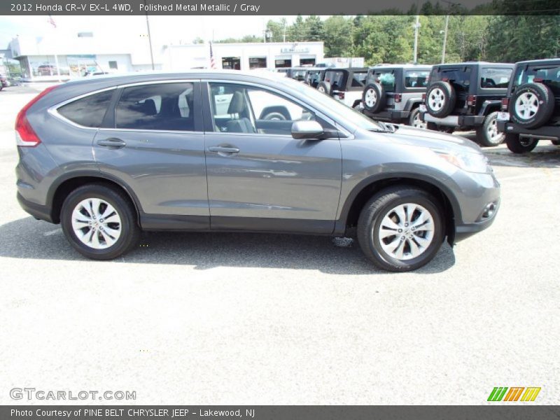 Polished Metal Metallic / Gray 2012 Honda CR-V EX-L 4WD