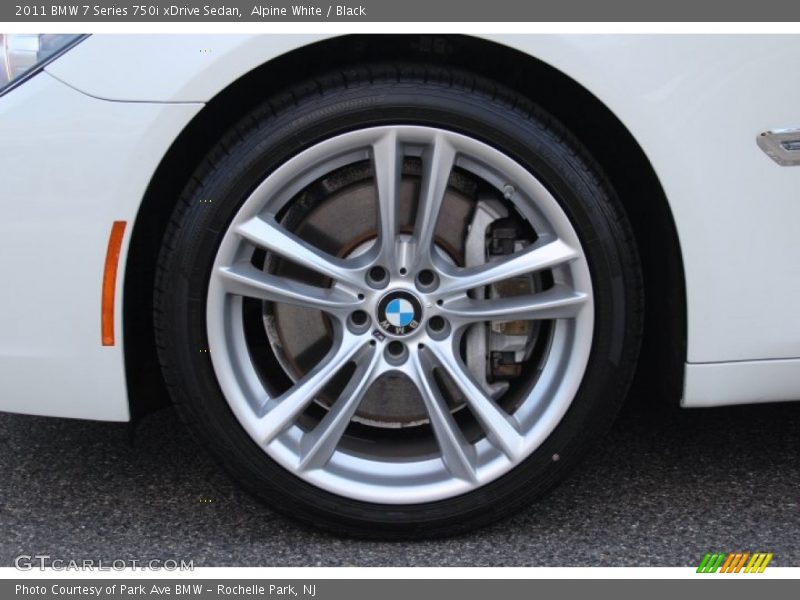 Alpine White / Black 2011 BMW 7 Series 750i xDrive Sedan