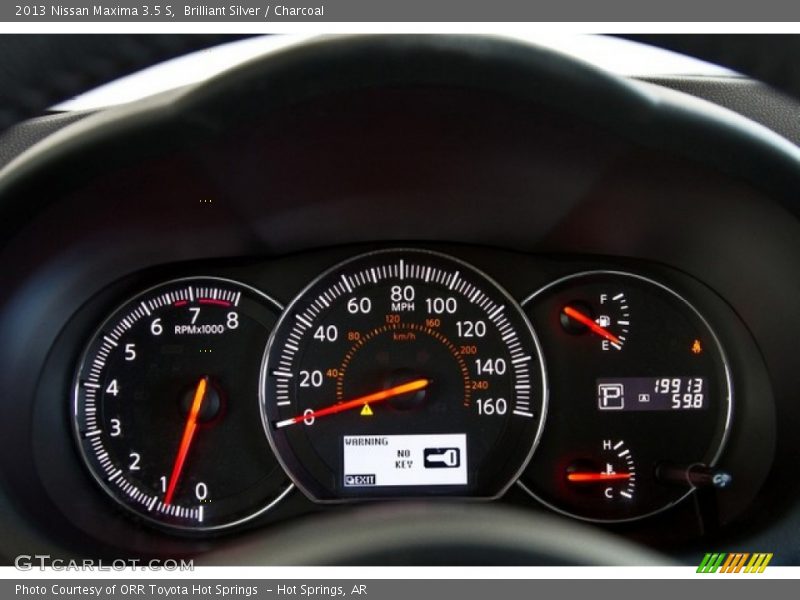 Brilliant Silver / Charcoal 2013 Nissan Maxima 3.5 S