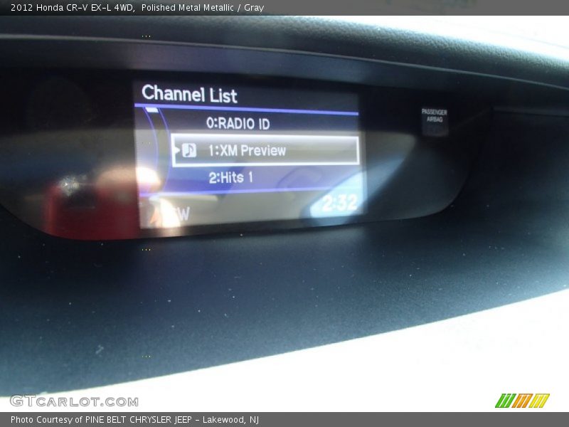 Polished Metal Metallic / Gray 2012 Honda CR-V EX-L 4WD
