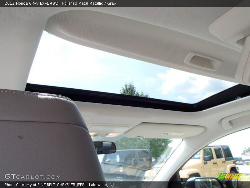 Polished Metal Metallic / Gray 2012 Honda CR-V EX-L 4WD