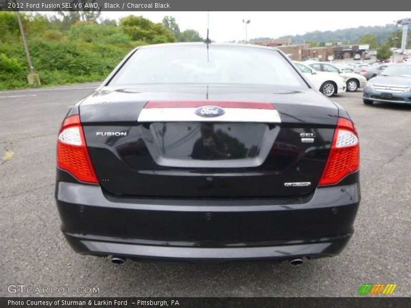 Black / Charcoal Black 2012 Ford Fusion SEL V6 AWD