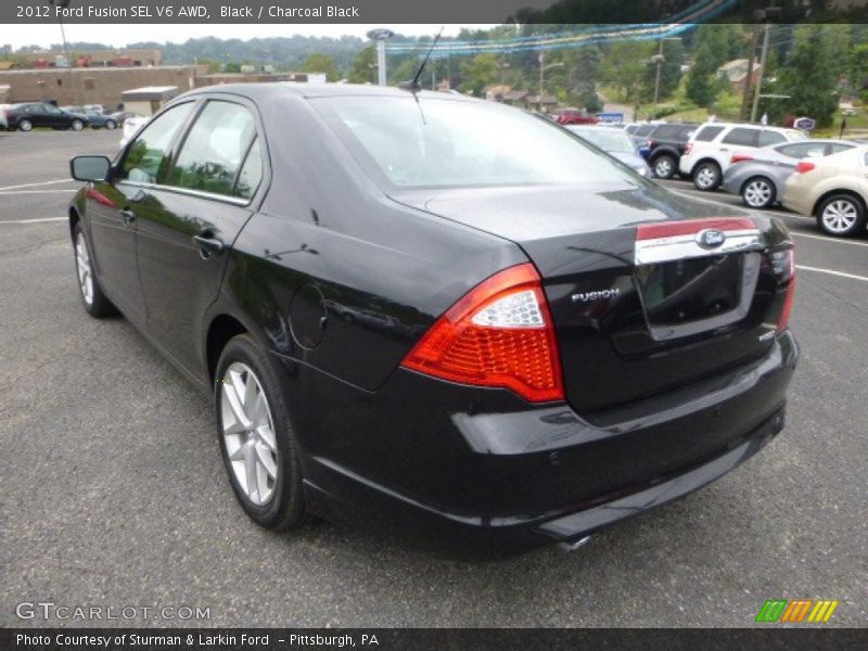 Black / Charcoal Black 2012 Ford Fusion SEL V6 AWD