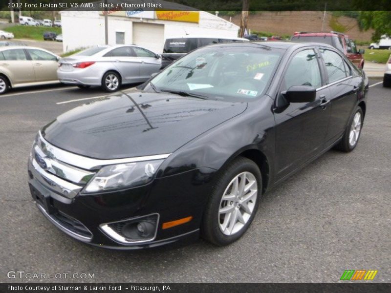 Black / Charcoal Black 2012 Ford Fusion SEL V6 AWD