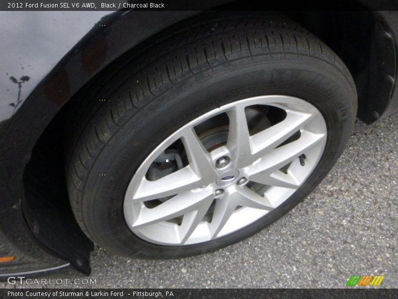 Black / Charcoal Black 2012 Ford Fusion SEL V6 AWD