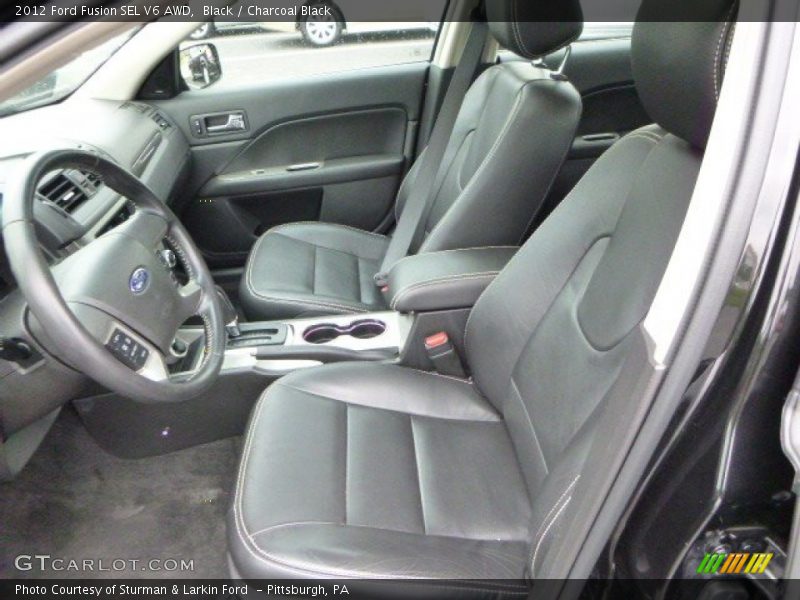 Black / Charcoal Black 2012 Ford Fusion SEL V6 AWD