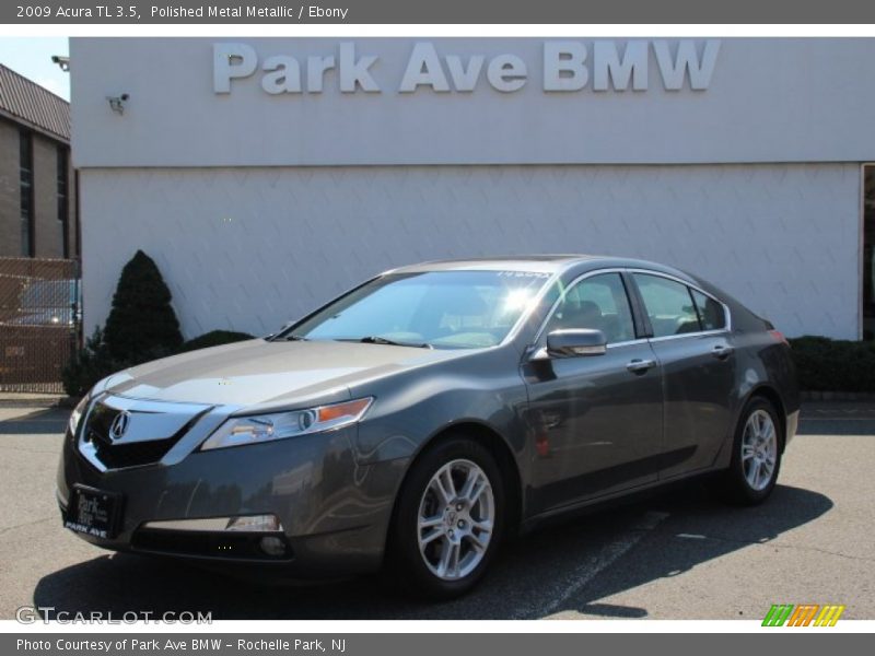 Polished Metal Metallic / Ebony 2009 Acura TL 3.5