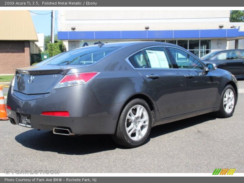 Polished Metal Metallic / Ebony 2009 Acura TL 3.5