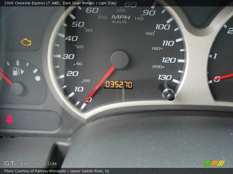 Dark Silver Metallic / Light Gray 2006 Chevrolet Equinox LT AWD