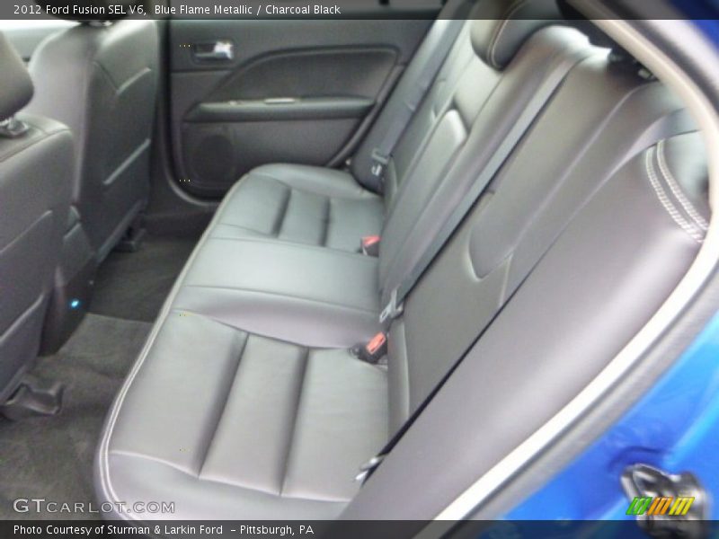 Blue Flame Metallic / Charcoal Black 2012 Ford Fusion SEL V6