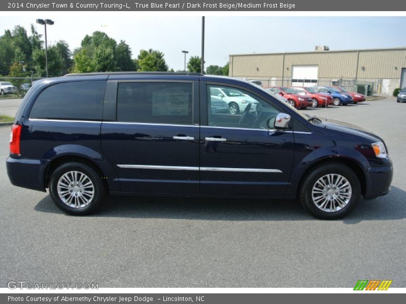 True Blue Pearl / Dark Frost Beige/Medium Frost Beige 2014 Chrysler Town & Country Touring-L