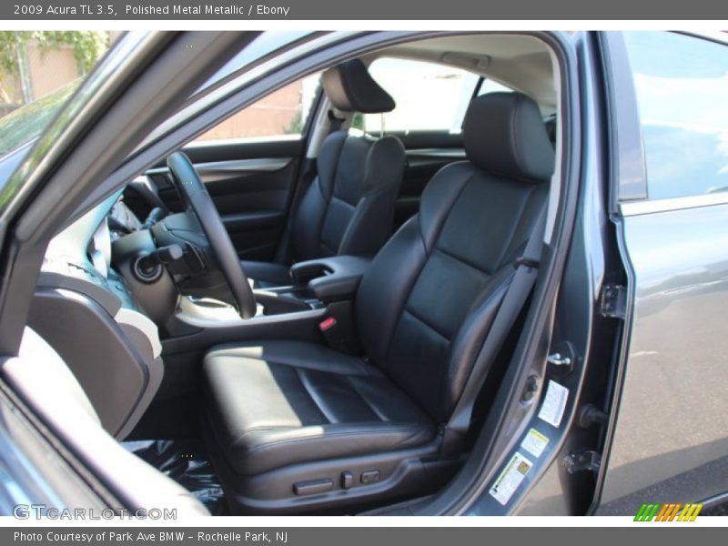Polished Metal Metallic / Ebony 2009 Acura TL 3.5