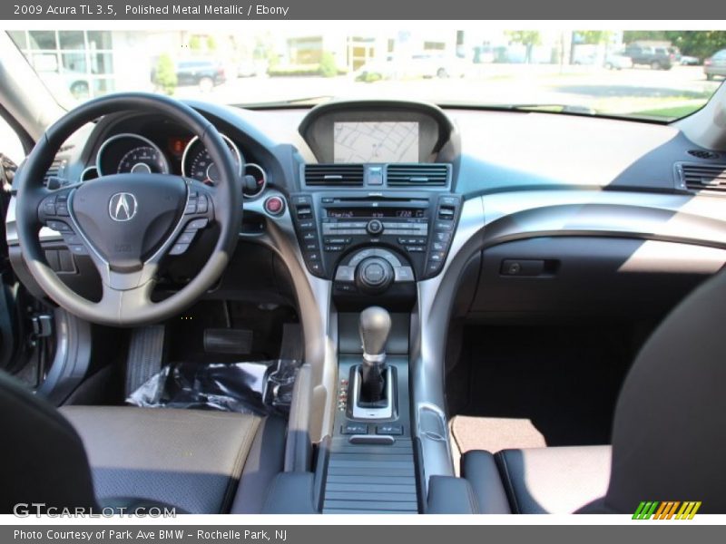 Polished Metal Metallic / Ebony 2009 Acura TL 3.5
