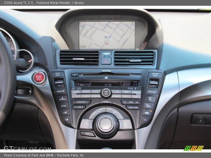 Polished Metal Metallic / Ebony 2009 Acura TL 3.5