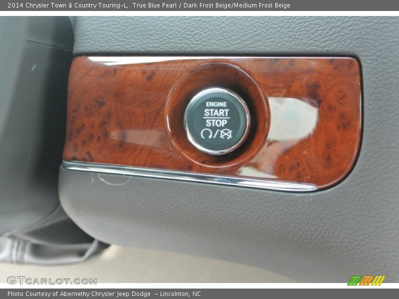 True Blue Pearl / Dark Frost Beige/Medium Frost Beige 2014 Chrysler Town & Country Touring-L