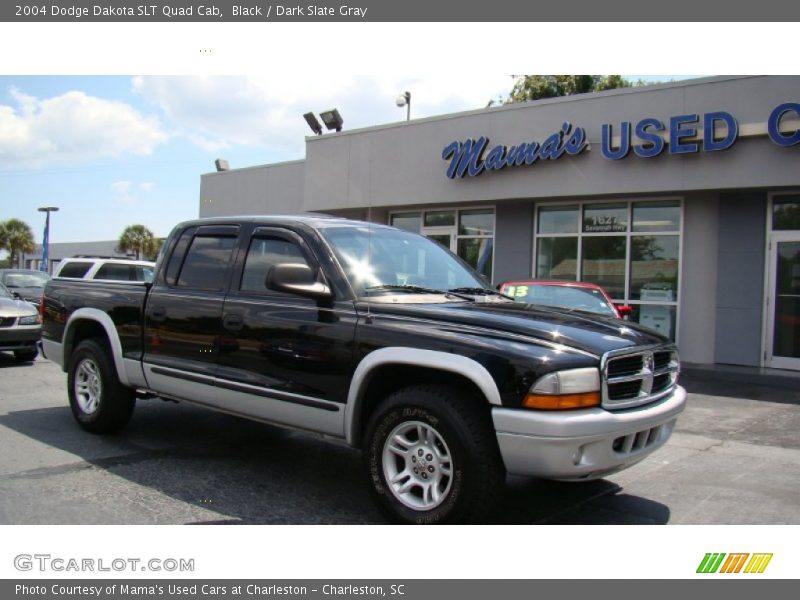 Black / Dark Slate Gray 2004 Dodge Dakota SLT Quad Cab