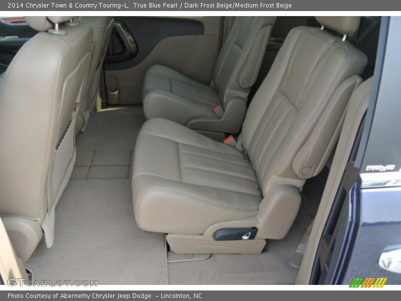 True Blue Pearl / Dark Frost Beige/Medium Frost Beige 2014 Chrysler Town & Country Touring-L