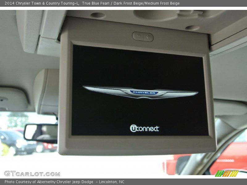 True Blue Pearl / Dark Frost Beige/Medium Frost Beige 2014 Chrysler Town & Country Touring-L