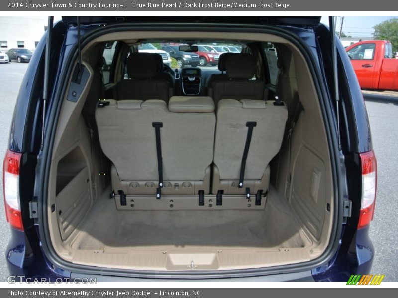 True Blue Pearl / Dark Frost Beige/Medium Frost Beige 2014 Chrysler Town & Country Touring-L