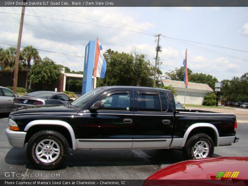Black / Dark Slate Gray 2004 Dodge Dakota SLT Quad Cab