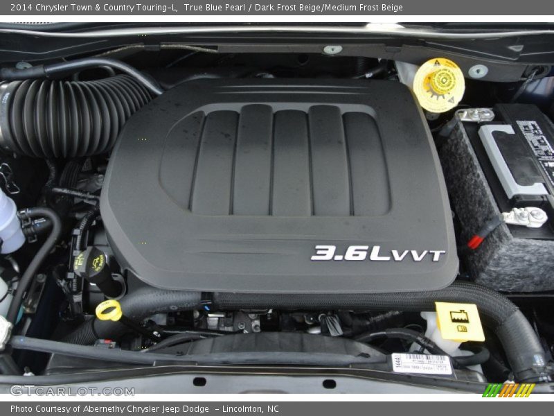 True Blue Pearl / Dark Frost Beige/Medium Frost Beige 2014 Chrysler Town & Country Touring-L