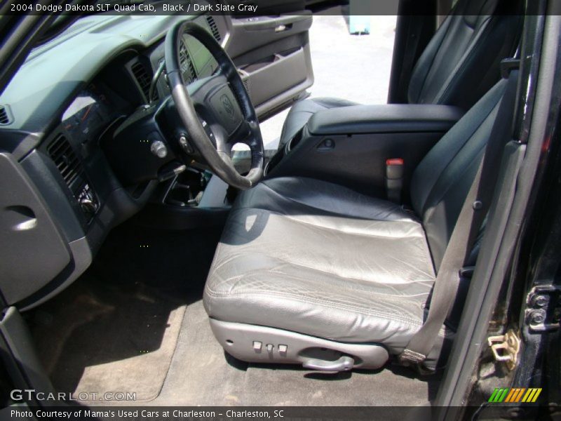 Black / Dark Slate Gray 2004 Dodge Dakota SLT Quad Cab