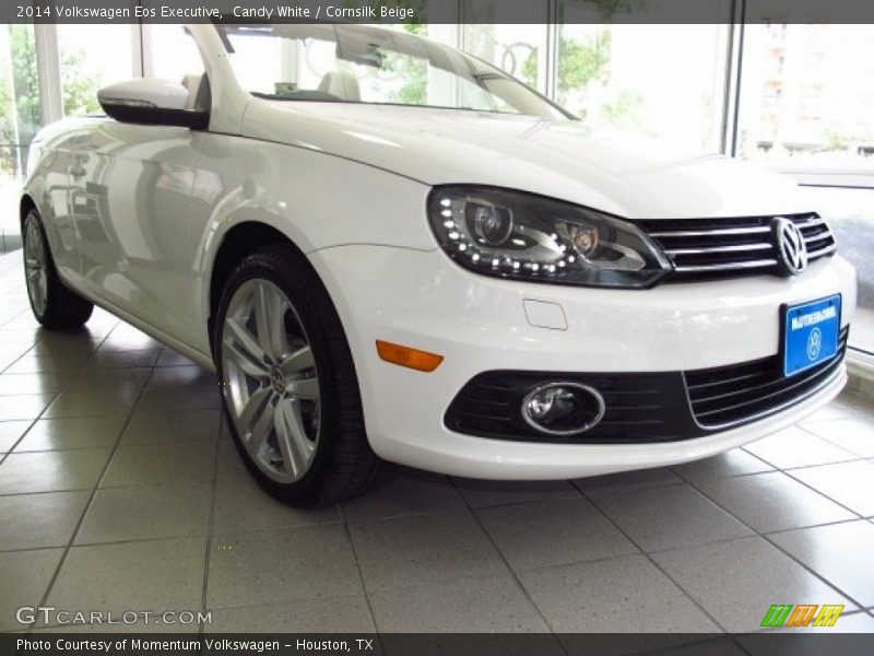 Candy White / Cornsilk Beige 2014 Volkswagen Eos Executive