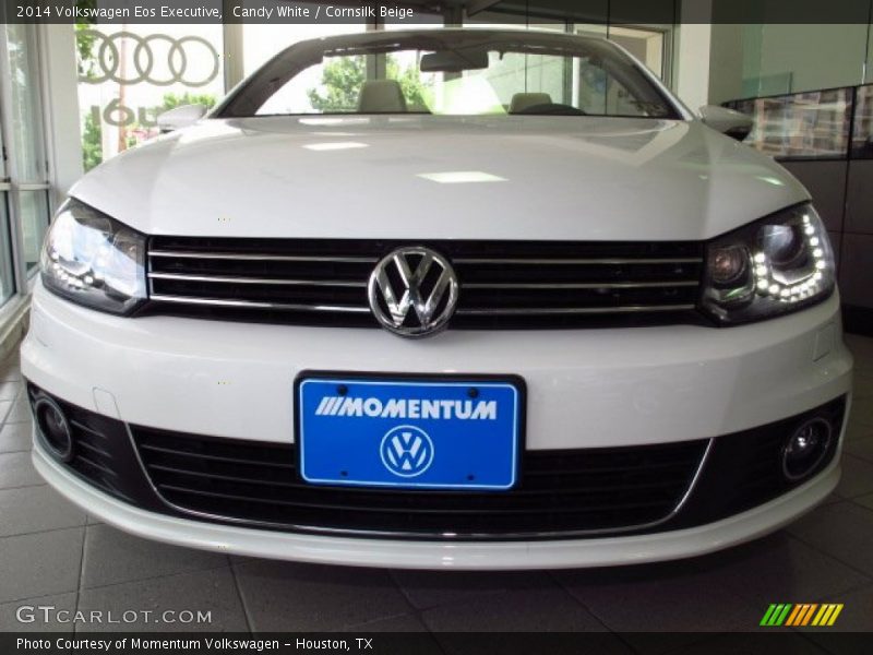 Candy White / Cornsilk Beige 2014 Volkswagen Eos Executive