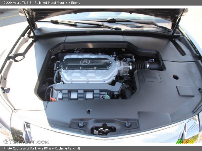 Polished Metal Metallic / Ebony 2009 Acura TL 3.5